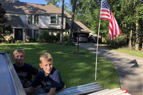 flag installation